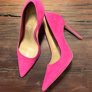 Schutz Lou Pump - Vibrant Pink